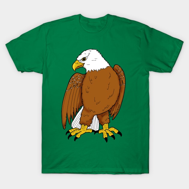 Bald Eagle T-Shirt by HonuHoney